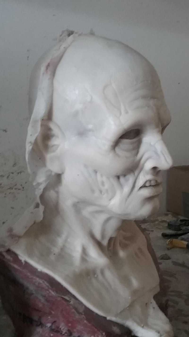 Silicone Mask fresh from mold
